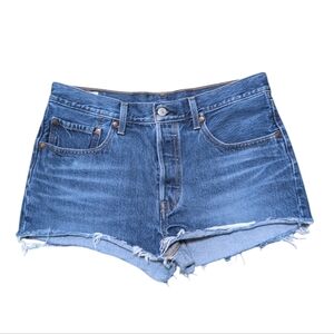 Levi's 501 Cutoff Denim Shorts Size 30